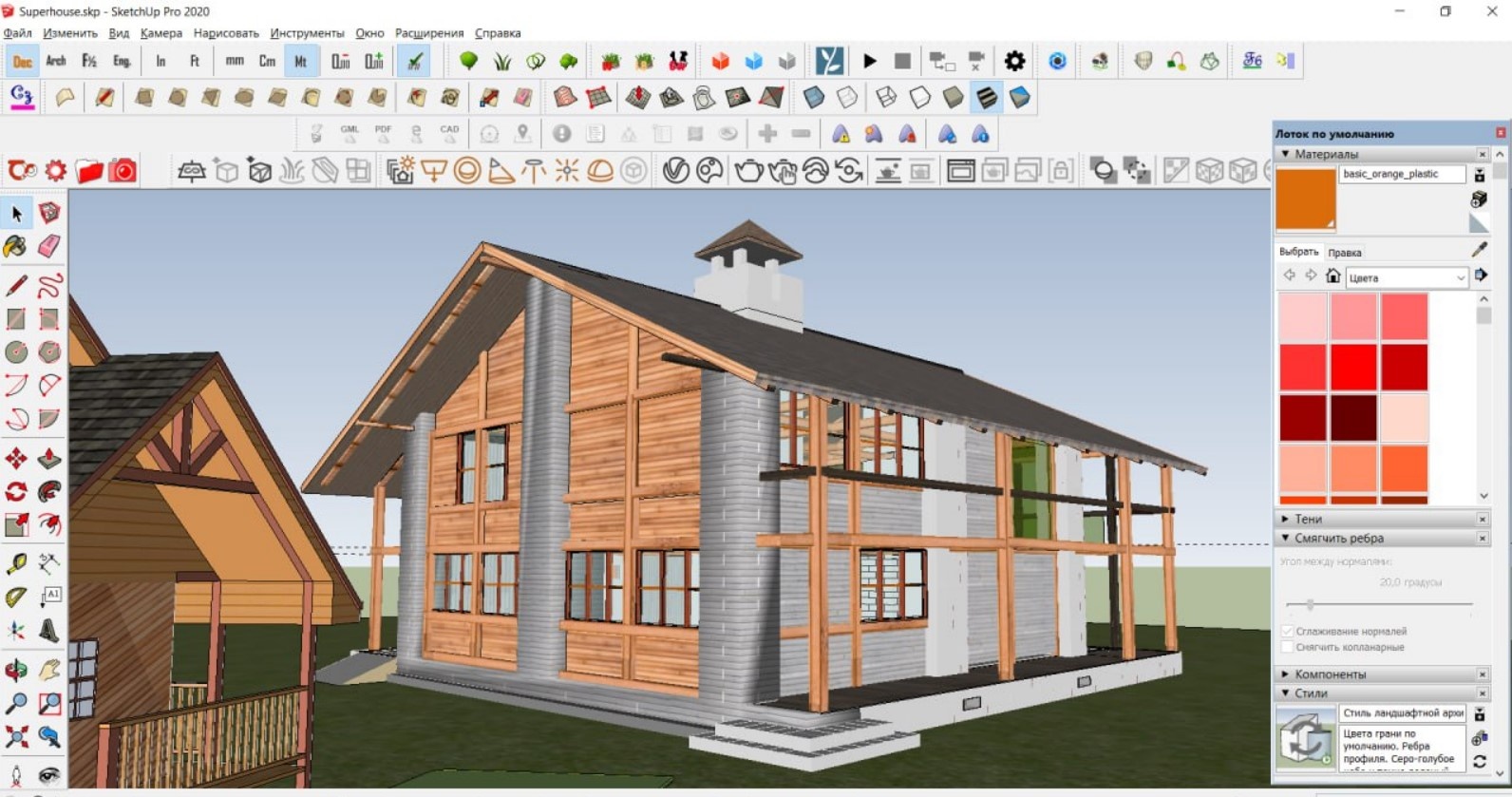 SketchUp для строительства и столярных работ: от к